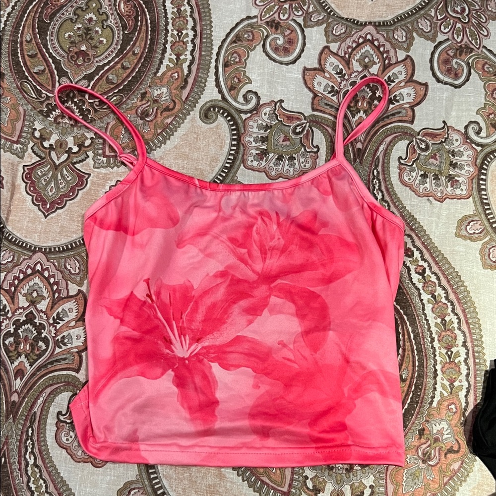 Floral Pink Camisole Top